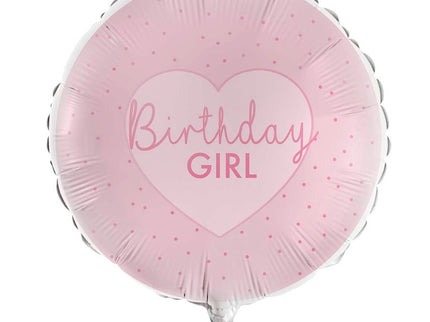 Folinis balionas "Birthday Girl" (1 vnt.)