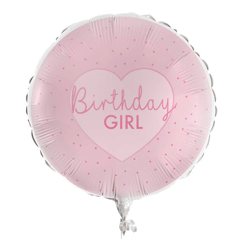 Folinis balionas "Birthday Girl" (1 vnt.)