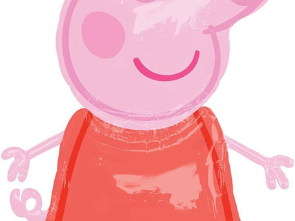 Vaikščiojantis "Peppa Pig" folinis balionas, 91 × 121 cm