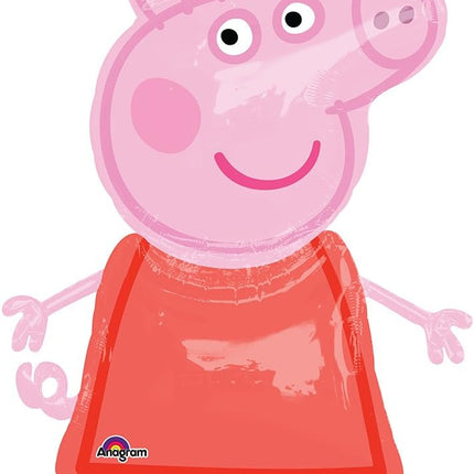 Vaikščiojantis "Peppa Pig" folinis balionas, 91 × 121 cm