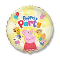 Folinis balionas "Peppa Pig - Party", 46 cm, 1 vnt.