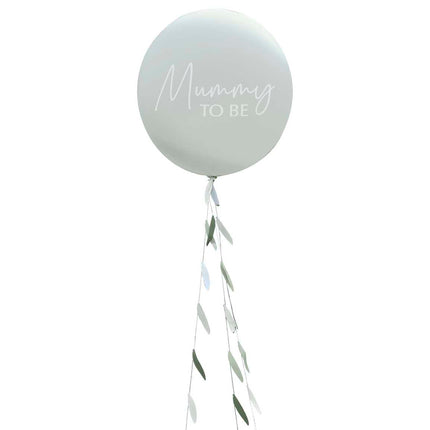 Didelis balionas "Mummy to be" (Būsima mamytė) su uodegėle (1 vnt.)