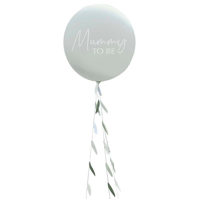 Didelis balionas "Mummy to be" (Būsima mamytė) su uodegėle (1 vnt.)