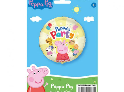 Folinis balionas "Peppa Pig - Party", 46 cm, 1 vnt.