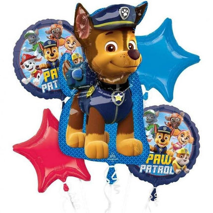 Folinių balionų rinkinys „Paw Patrol - Chase“ (5 balionų vnt.)