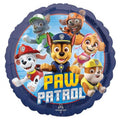 Folinis balionas „Paw Patrol“, 46 cm, apvalus