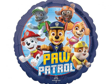 Folinis balionas „Paw Patrol“, 46 cm, apvalus