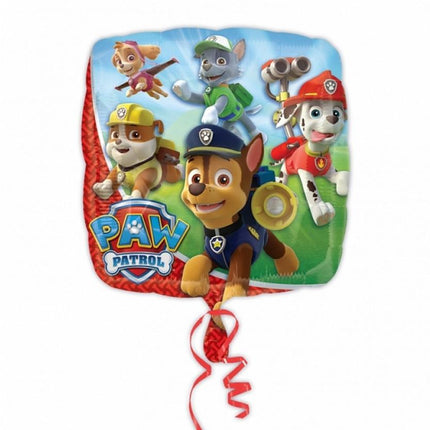 Spalvingas folinis balionas su „Paw Patrol“ herojais – žaismingas akcentas vaikų šventei! Balionas yra kvadrato formos, 46 cm dydžio (18"), ryškių spalvų ir išskirtinio dizaino, patraukiančio mažųjų dėmesį. Puikiai tinka gimtadieniams, teminėms šventėms ar vaikų renginiams.

Balionas skirtas pildyti heliu arba oru. Pakuotėje – 1 vienetas.