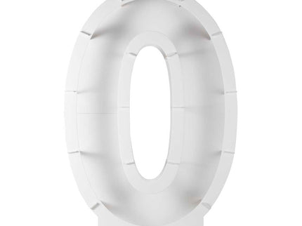 Balionų mozaikos numerių stovas - "0"