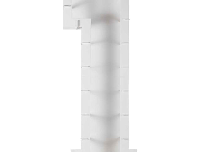 Balionų mozaikos numerių stovas - "1"