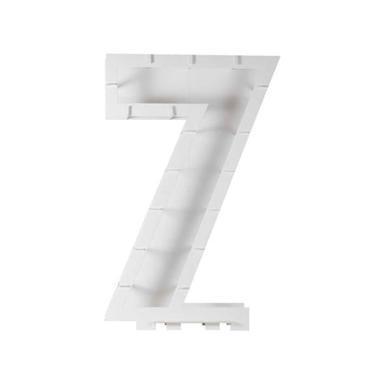 Balionų mozaikos numerių stovas - "7"