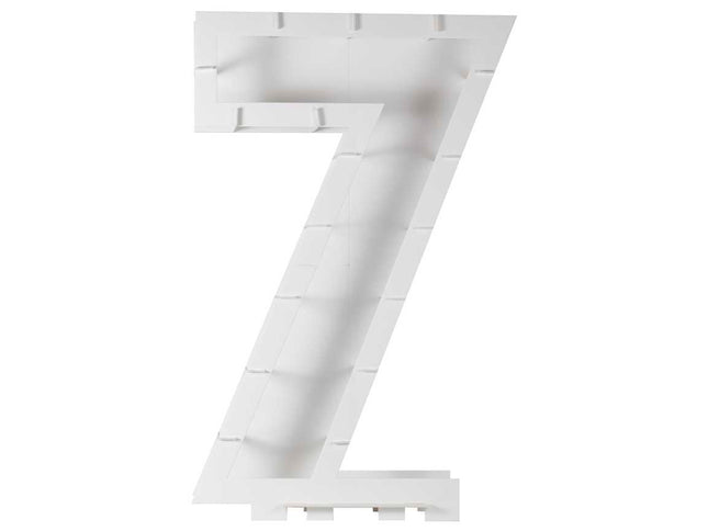 Balionų mozaikos numerių stovas - "7"
