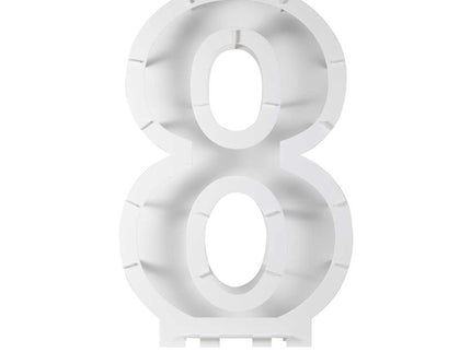 Balionų mozaikos numerių stovas - "8"