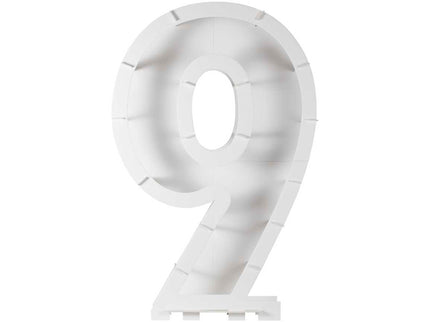 Balionų mozaikos numerių stovas - "9"