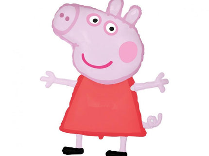 Didelis ir spalvingas folinis balionas su "Peppa Pig" atvaizdu – puikus pasirinkimas mažųjų šventėms. Balionas pasižymi įspūdingu dydžiu (pripūtus: aukštis – 102 cm, plotis – 70 cm), tad tampa tikru dekoracijų akcentu gimtadieniams, teminėms šventėms ar vaikų renginiams.

Prieš pripučiant, balionas yra plokščias ir supakuotas, tad lengvai transportuojamas bei saugomas. Forma – "Peppa Pig" herojus, spalvos – daugiaspalvės, pritraukiančios vaikų dėmesį.