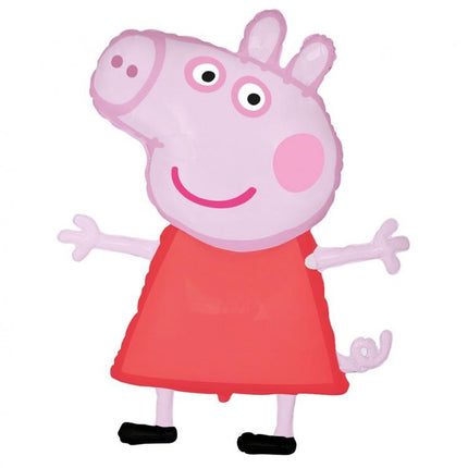 Didelis ir spalvingas folinis balionas su "Peppa Pig" atvaizdu – puikus pasirinkimas mažųjų šventėms. Balionas pasižymi įspūdingu dydžiu (pripūtus: aukštis – 102 cm, plotis – 70 cm), tad tampa tikru dekoracijų akcentu gimtadieniams, teminėms šventėms ar vaikų renginiams.

Prieš pripučiant, balionas yra plokščias ir supakuotas, tad lengvai transportuojamas bei saugomas. Forma – "Peppa Pig" herojus, spalvos – daugiaspalvės, pritraukiančios vaikų dėmesį.