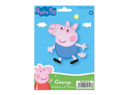 Didelis folinis balionas „George Pig“, 87 × 70 cm (1 vnt.)