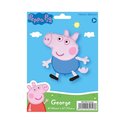 Didelis folinis balionas „George Pig“, 87 × 70 cm (1 vnt.)
