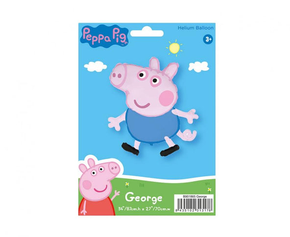 Didelis folinis balionas „George Pig“, 87 × 70 cm (1 vnt.)