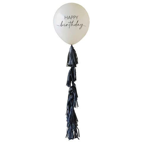 Stilingas balionas "Happy Birthday" su kutukais
