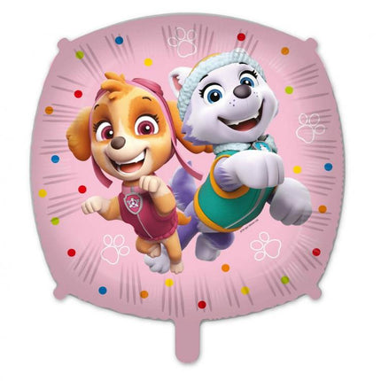 Apvalus folinis balionas su Skye ir Everest herojėmis iš „Paw Patrol“ – puikus pasirinkimas gimtadieniams ar teminiams renginiams. Dydis – 18 colių (apie 46 cm). Ryškios spalvos ir mėgstami personažai tikrai patrauks vaikų dėmesį ir papuoš šventės erdvę.

Į pakuotę įeina 1 balionas. Galima pildyti oru arba helio dujomis.