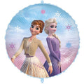 Apvalus folinis balionas su „Frozen 2“ (Ledo šalies) herojėmis – Elsa ir Ana – puikiai tiks teminei šventei ar gimtadieniui. Ryškios spalvos ir žaismingas dizainas patraukia dėmesį, o balionas gali būti pildomas oru arba helio dujomis.

Rinkinyje yra 1 balionas (18 colių / 46 cm), svarelis, kaspinėlis ir juostelė. Puikus pasirinkimas vaikų šventei ar kaip dekoracijos akcentas.