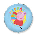 Folinis balionas "Peppa Pig", 18 colių, (46 cm), apvalus