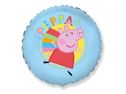 Folinis balionas "Peppa Pig", 18 colių, (46 cm), apvalus