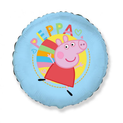 Folinis balionas "Peppa Pig", 18 colių, (46 cm), apvalus