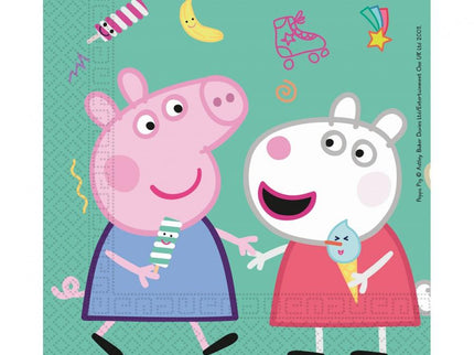 Popierinės servetėlės "Peppa Pig", 33×33 cm (20 vnt.)