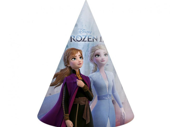 Popierinės kepurėlės "Frozen 2" (6 vnt.)