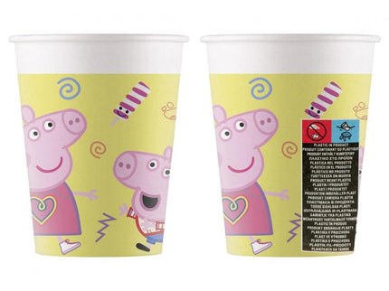Popieriniai puodeliai "Peppa Pig", 200 ml (8 vnt.)