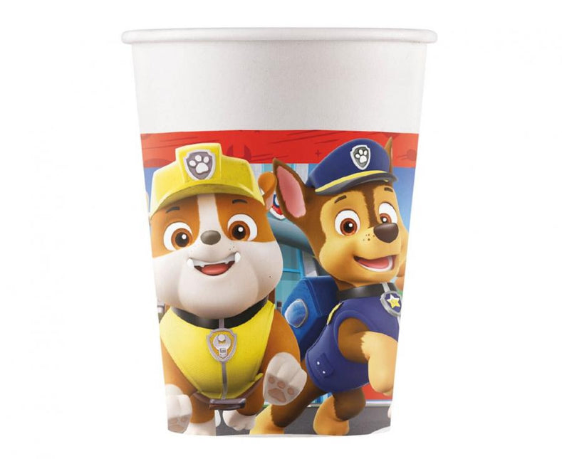 Popieriniai puodeliai "Paw Patrol - Rescue Heroes", 200 ml (8 vnt.)