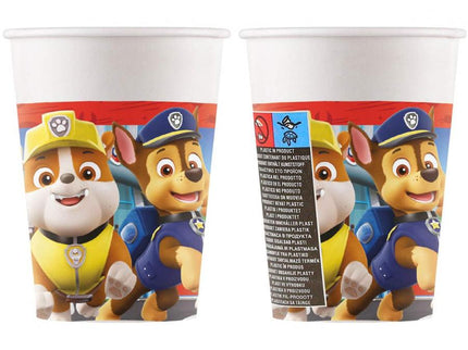 Popieriniai puodeliai "Paw Patrol - Rescue Heroes", 200 ml (8 vnt.)