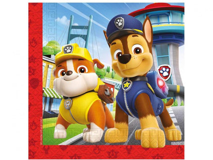 Popierinės servetėlės "Paw Patrol - Rescue Heroes", 33 x 33 cm, 20 vnt.