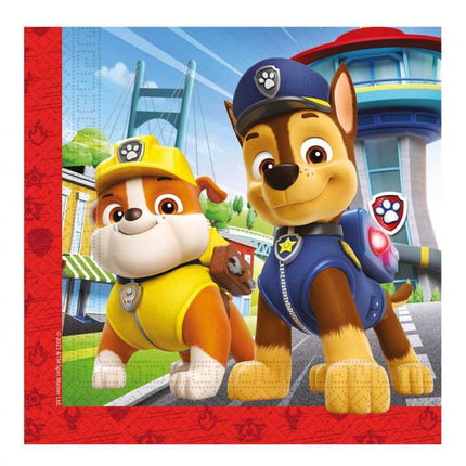 Popierinės servetėlės "Paw Patrol - Rescue Heroes", 33 x 33 cm, 20 vnt.