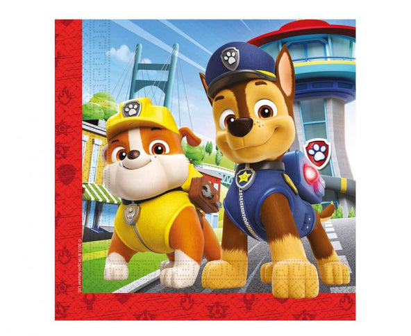 Popierinės servetėlės "Paw Patrol - Rescue Heroes", 33 x 33 cm, 20 vnt.