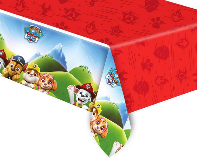 Plastikinė staltiesė "Paw Patrol - Rescue Heroes", 120 x 180 cm (1 vnt.)