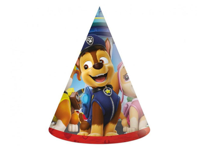 Popierinės kepurėlės "Paw Patrol - Rescue Heroes" (6 vnt.)