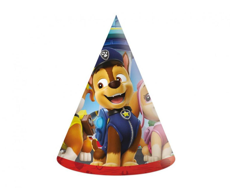 Popierinės kepurėlės "Paw Patrol - Rescue Heroes" (6 vnt.)