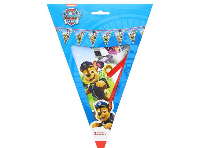 Vėliavėlių girlianda Paw Patrol „Rescue Heroes“, 230 cm (9 vėliavėlės)