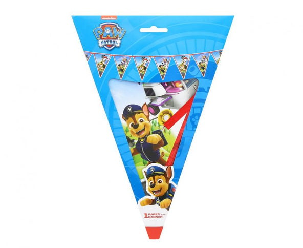 Vėliavėlių girlianda Paw Patrol „Rescue Heroes“, 230 cm (9 vėliavėlės)