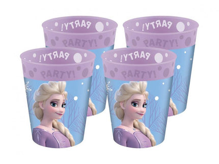 Daugkartinio naudojimo puodeliai "Frozen 2: Wind Spirit", 250 ml (4 vnt.)
