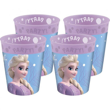 Daugkartinio naudojimo puodeliai "Frozen 2: Wind Spirit", 250 ml (4 vnt.)