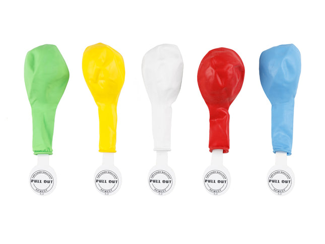 LED balionai 30 cm, spalvoti (5 vnt.)