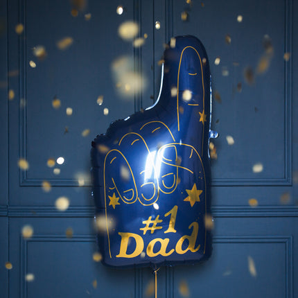 Folinis balionas "Nr. 1 Dad", 46 x 86,5 cm