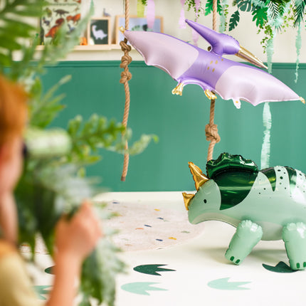 Folinis balionas tema dinozaurai - "Pterodaktilis", 120x62 cm
