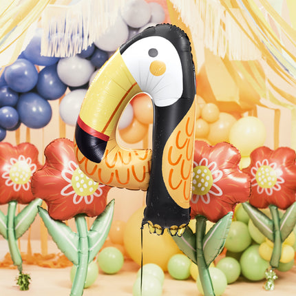Folinis balionas "Gėlė", 53x96 cm