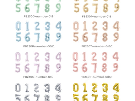 Folinis skaičiaus balionas „7“, 72 cm, violetinis