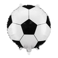 Folinis balionas futbolo kamuolio formos, įvairių spalvų. Dydis nepripūtus – apie 45 x 45 cm, pripūtus 35 x 35 cm. Tinka pildyti oru arba heliu. Komplekte pridedamas šiaudelis.